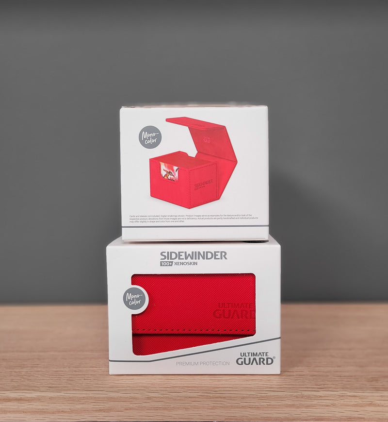 Ultimate Guard - Sidewinder XenoSkin Deck Case 100+ CT - Monocolor Red