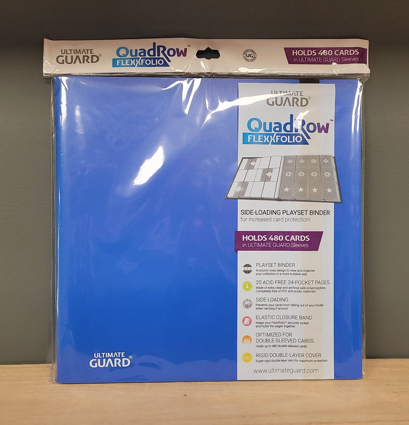 Ultimate Guard - 12 Pocket FlexxFolio Quadrow Playset Binder - Blue