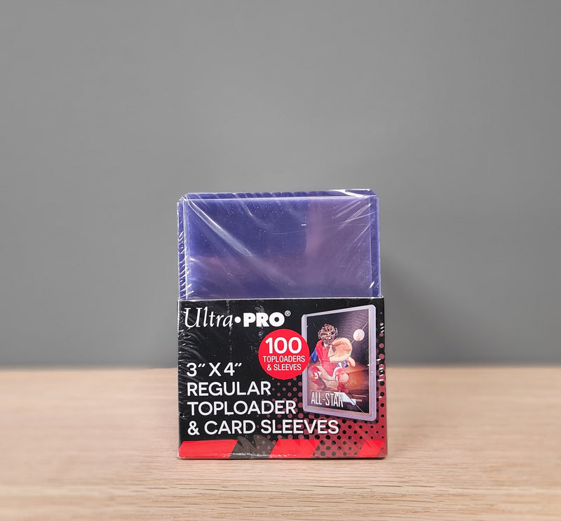 Ultra-PRO: 3x4 Regular Toploader and Card Sleeves 100 CT