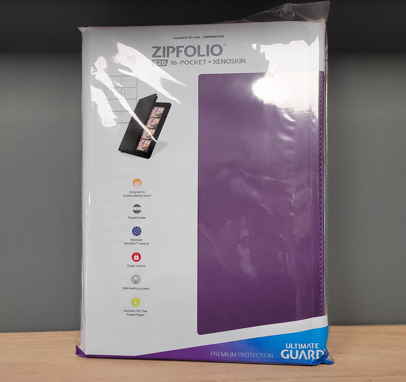 Ultimate Guard - 16 Pocket ZipFolio Playset Binder - Purple