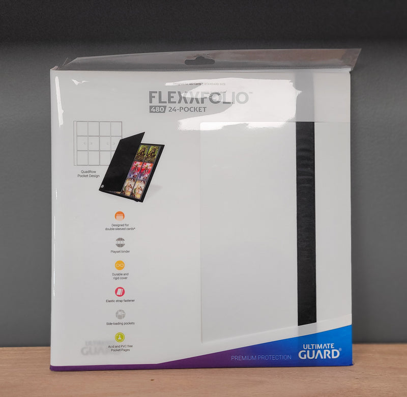 Ultimate Guard - 12 Pocket FlexxFolio Quadrow Playset Binder - White