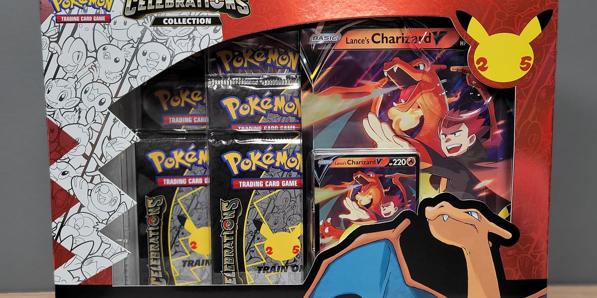 2021 pokemon trading card game celebrations lance's charizard v JUMBO Lance's Charizard V Card SWSH133 Pokmon Celebrations TCG Black Star  Promo