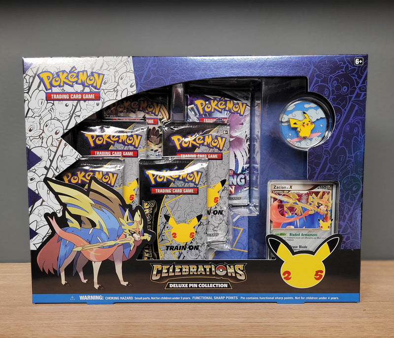 Pokémon TCG: Celebrations - Deluxe Pin Collection (Zacian LV. X)