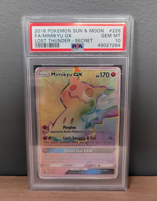 Mimikyu GX - Lost Thunder: PSA 10