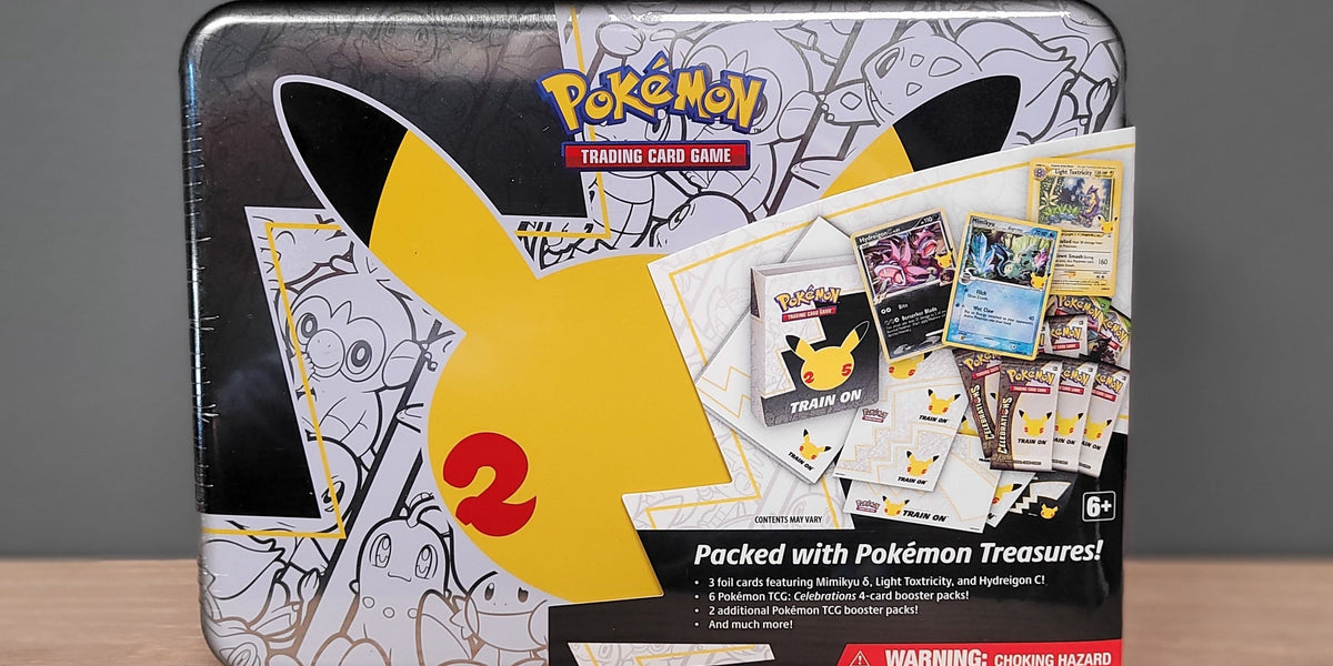 Pokmon TCG: Celebrations - Collectors Chest Smoke and Mirrors Hobby Pokmon TCG: Celebrations - Collectors Chest Smoke and Mirrors Hobby