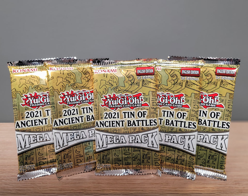 Yu-Gi-Oh! TCG: 2021 Tin of Ancient Battles Mega Pack Smoke and Mirrors Hobby Yu-Gi-Oh! TCG: 2021 Tin of Ancient Battles Mega Pack Smoke and Mirrors Hobby