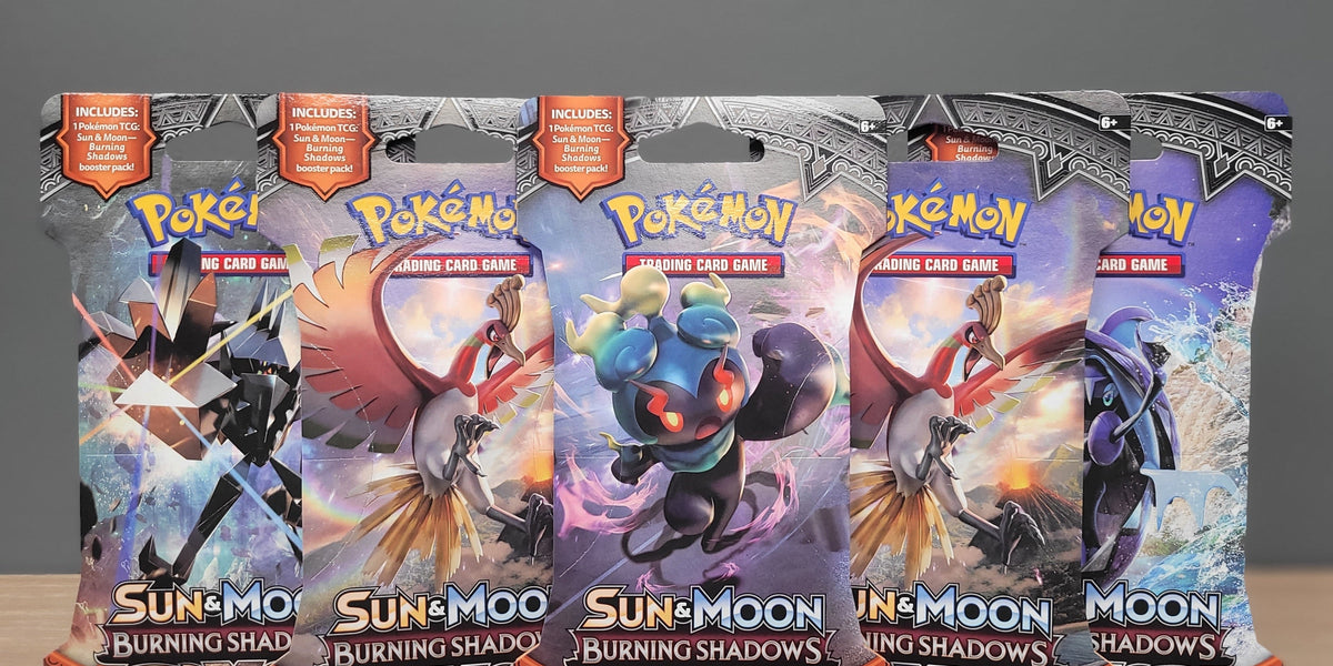 Pokmon TCG: Sun & Moon: Burning Shadows - Sleeved Booster Pack Smoke and Mirrors Hobby Pokmon TCG: Sun & Moon: Burning Shadows - Sleeved Booster Pack Smoke and Mirrors Hobby