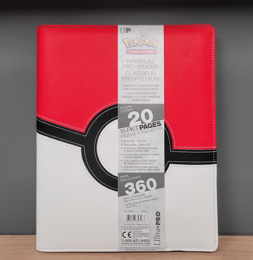 Ultra-PRO: Pokmon 9 Pocket Premium PRO Binder - Pok Ball Smoke and Mirrors Hobby Ultra-PRO: Pokmon 9 Pocket Premium PRO Binder - Pok Ball Smoke and Mirrors Hobby