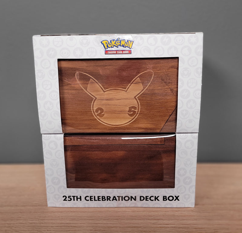 Ultra-PRO: Pokémon Wooden Deck Box - 25th Anniversary