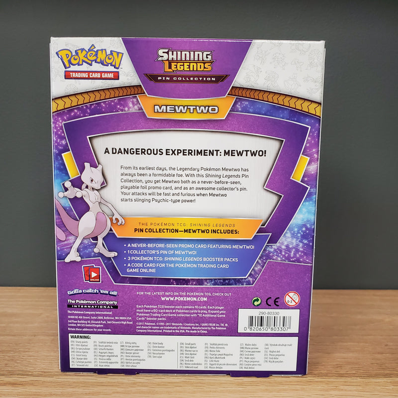 Pokémon TCG: Shining Legends - Pin Collections (Mewtwo)