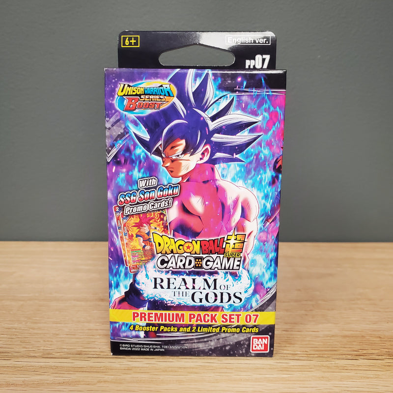 Dragon Ball Super TCG: Realm of the Gods Premium Pack Set