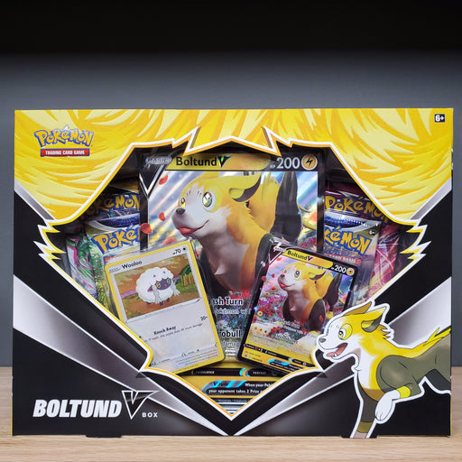 boltund v box booster packs Boltund V Box The Boltund V Box is a promotional Pokmon TCG set released on April 22, 2022. It's perfect for collectors and trainers looking to add powerful promos and a