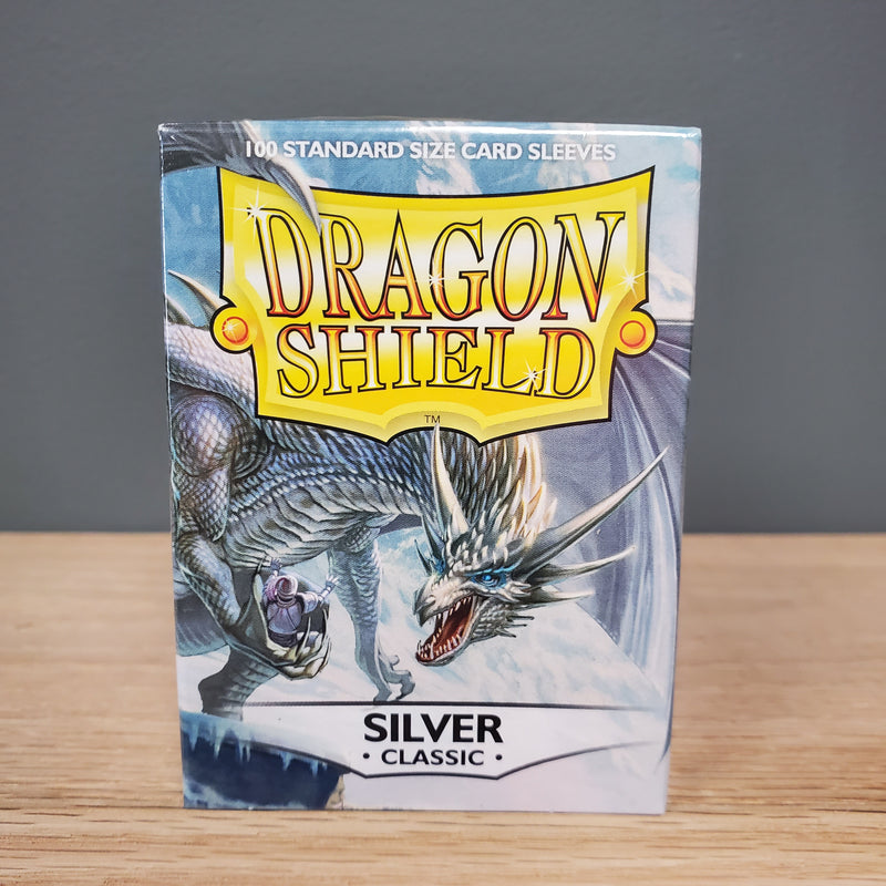 Dragon Shield Deck Protector - Classic Silver 100 CT