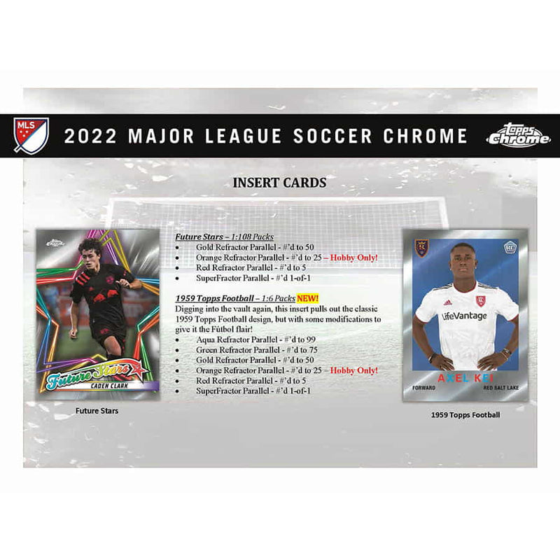 2022 Topps Chrome Major League Soccer Hobby Box