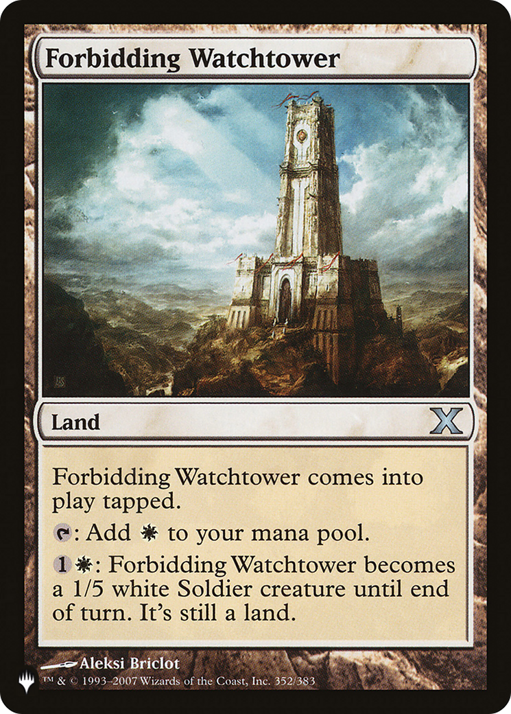 Forbidding Watchtower [The List]