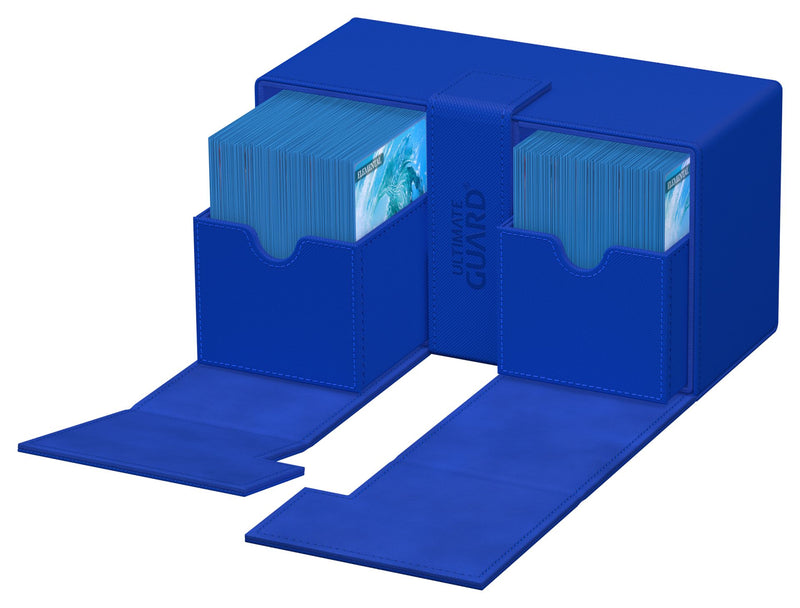 Ultimate Guard - Twin Flip'n'Tray 200+ Xenoskin Deck Case - Blue