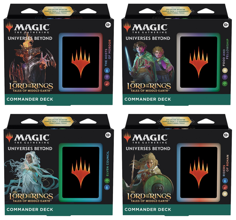 Magic: The Gathering - The Lord of the Rings: Tales of Middle-earth - Commander Deck Display