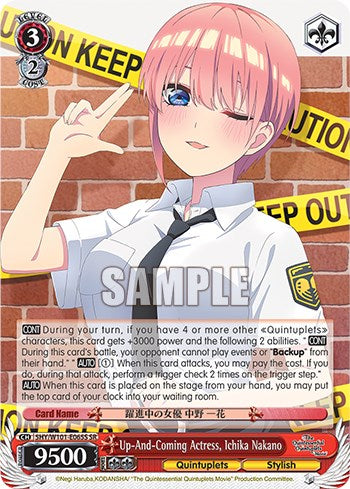 Up-And-Coming Actress, Ichika Nakano (5HY/W101-E065S SR) [The Quintessential Quintuplets Movie]