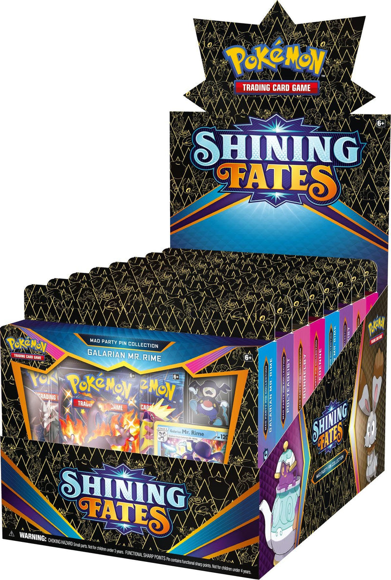 Pokémon TCG: Shining Fates - Mad Party Pin Collection Case