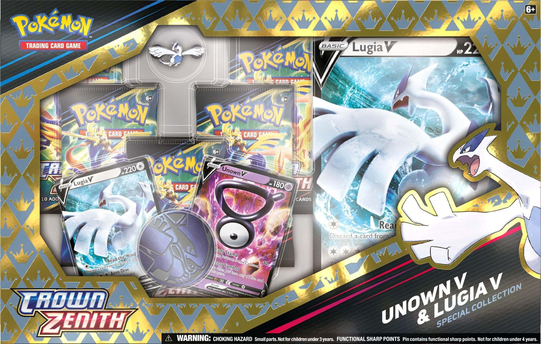 Pokémon TCG: Sword & Shield: Crown Zenith - Special Collection (Unown V & Lugia V)