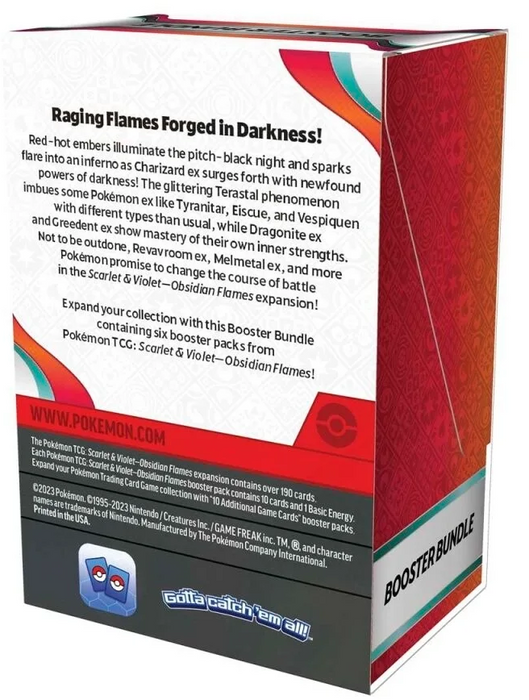 Pokémon TCG: Scarlet & Violet: Obsidian Flames - Booster Bundle