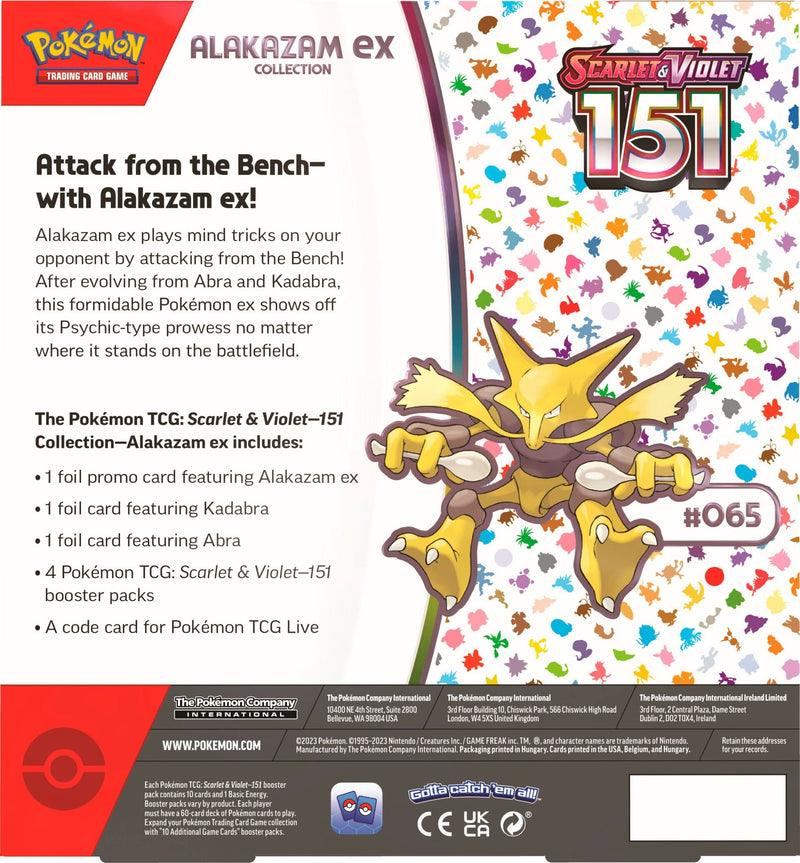 Pokémon TCG: Scarlet & Violet: 151 - Alakazam ex Box