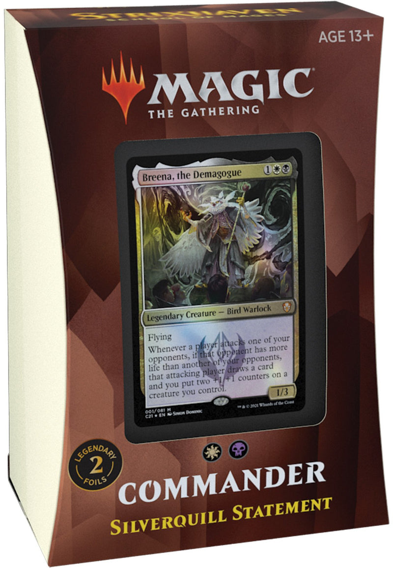 Magic: The Gathering - Strixhaven: School of Mages - Commander Deck (Silverquill Statement)