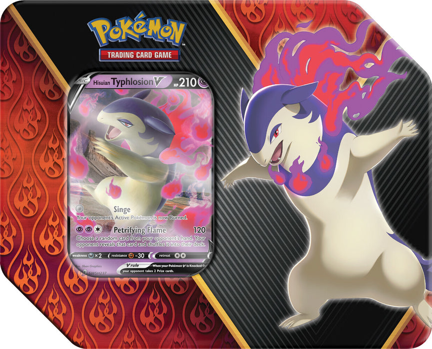 Pokmon TCG: Divergent Powers Tin (Hisuian Typhlosion V) Smoke and Mirrors Hobby Pokmon TCG: Divergent Powers Tin (Hisuian Typhlosion V) Smoke and Mirrors Hobby