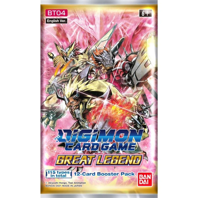 Digimon TCG: Great Legend - Booster Pack [BT04]