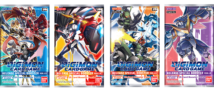 Digimon TCG: Release Special Booster Ver.1.5 - Booster Pack [BT01-03]