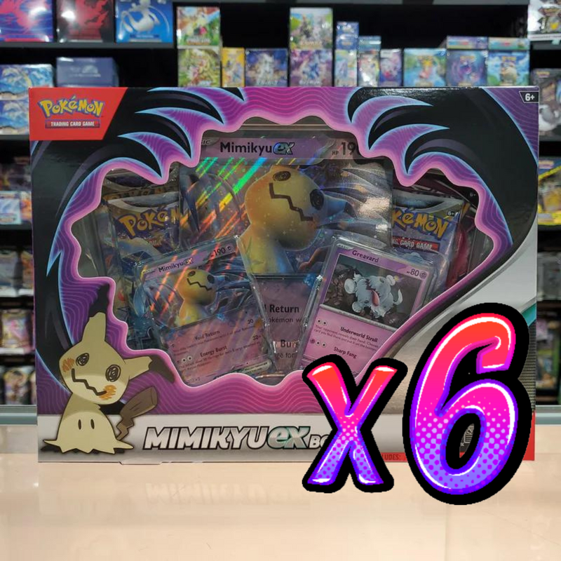 Pokémon TCG: Mimikyu EX Box (Case of 6)