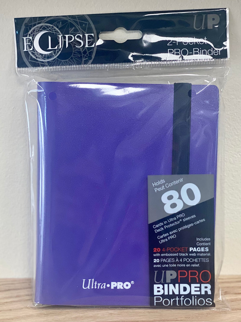 Ultra-PRO Eclipse: 2 Pocket Binder - Royal Purple