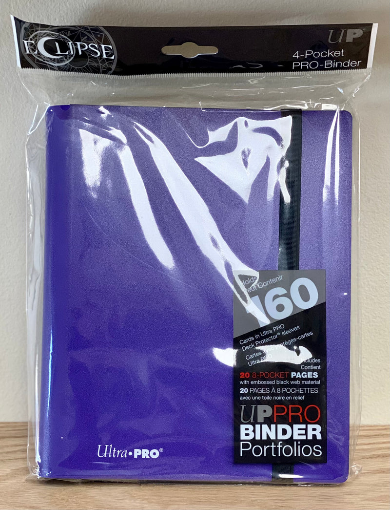 Ultra-PRO Eclipse: 4 Pocket Binder - Royal Purple