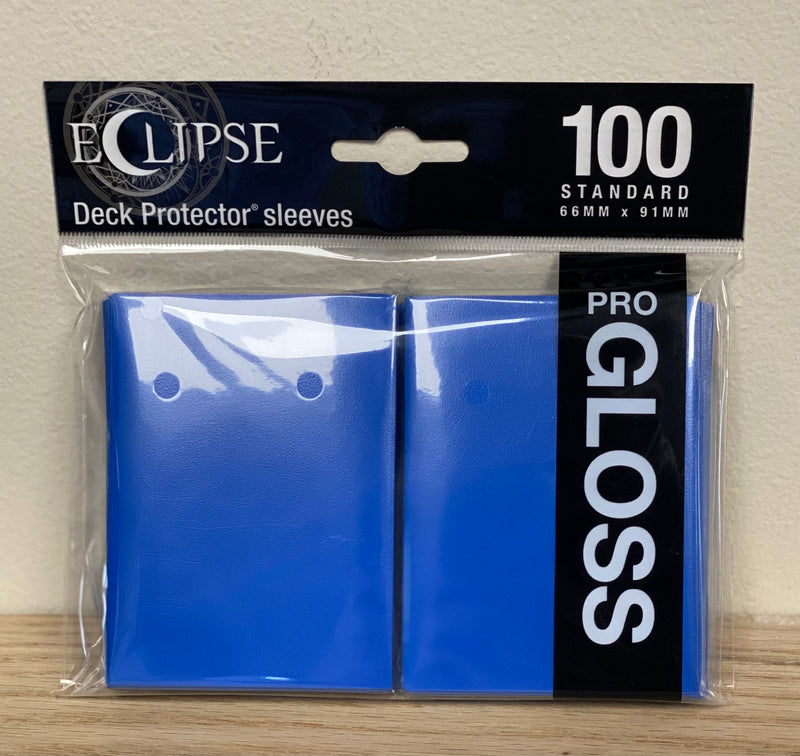 Ultra-PRO Eclipse: Deck Protector Sleeves - Blue Gloss