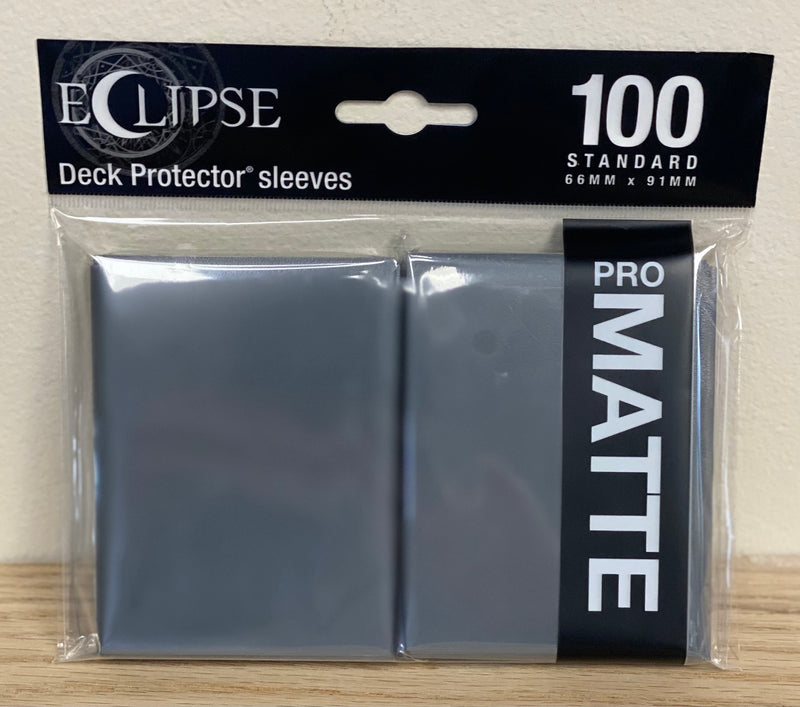 Ultra-PRO Eclipse: Deck Protector Sleeves - Grey Matte