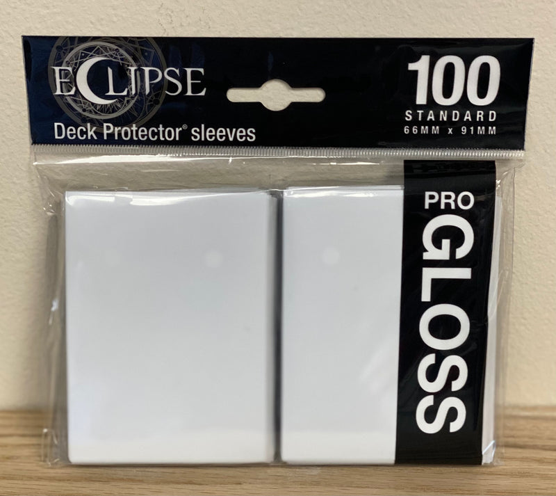 Ultra-PRO Eclipse: Deck Protector Sleeves - Arctic White Gloss