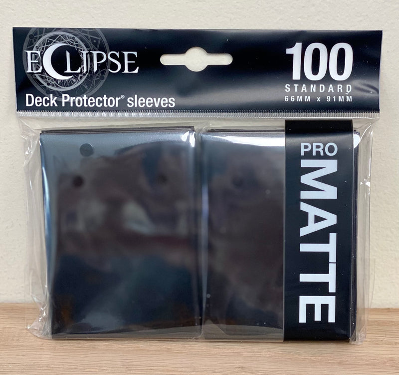 Ultra-PRO Eclipse: Deck Protector Sleeves - Black Matte