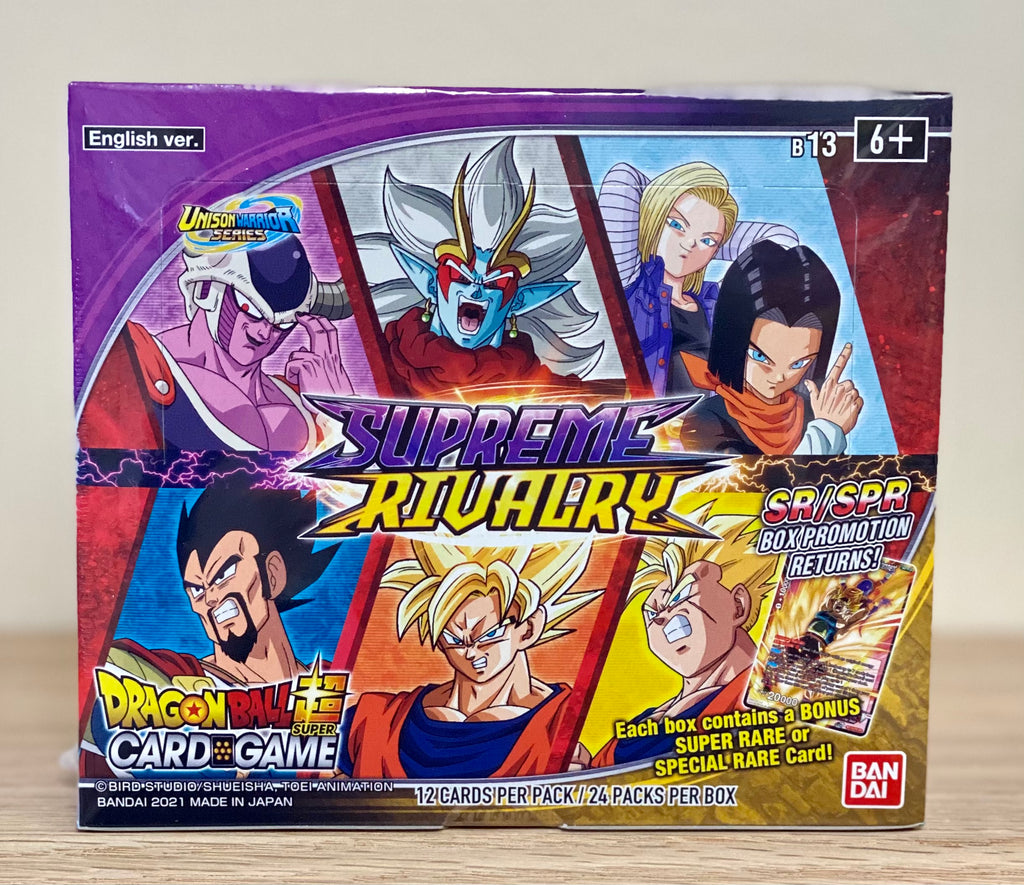 Dragon Ball Super TCG: Series 13 - Supreme Rivalry Booster Box Dragon Ball Super TCG: Series 13 - Supreme Rivalry Booster Box