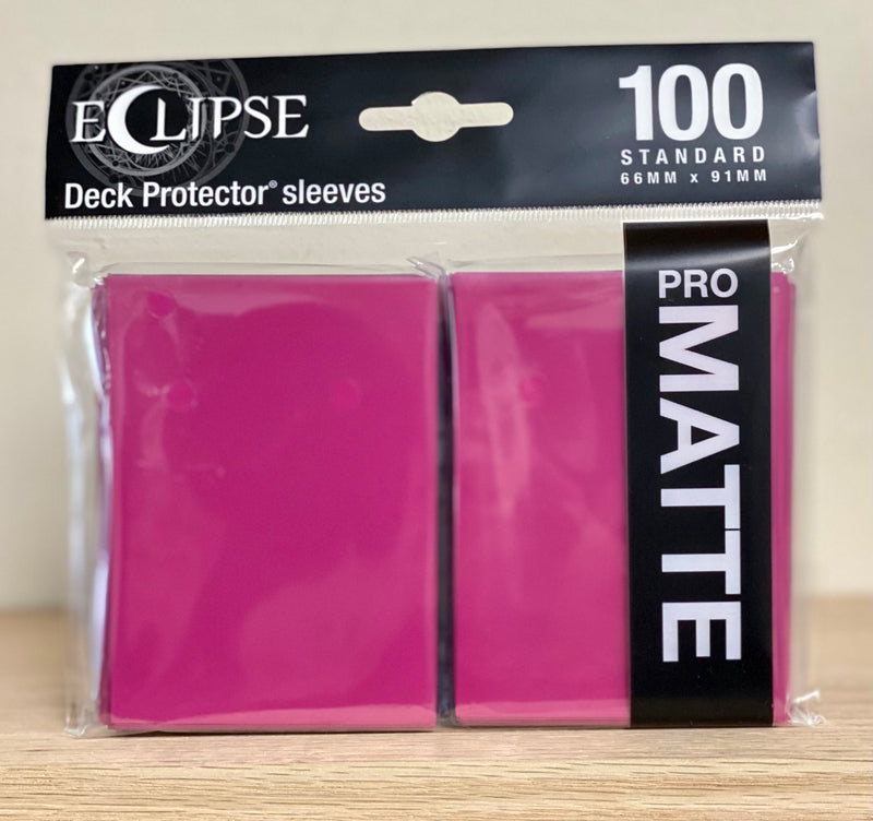 Ultra-PRO Eclipse: Deck Protector Sleeves - Hot Pink Matte