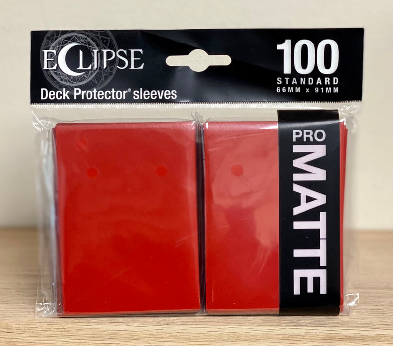 Apple Red - Eclipse Pro-Matte Standard Sleeves Apple Red - Eclipse Pro-Matte Standard Sleeves