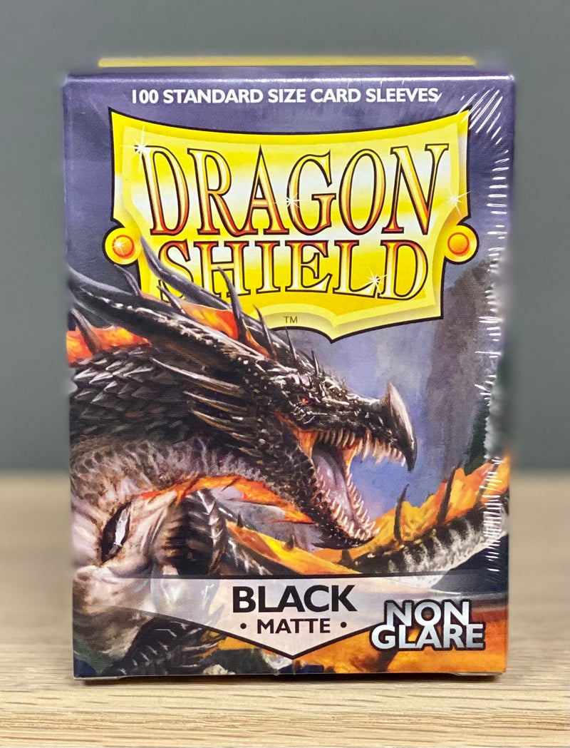 Dragon Shield Deck Protector - Matte Black Non-Glare 100 CT