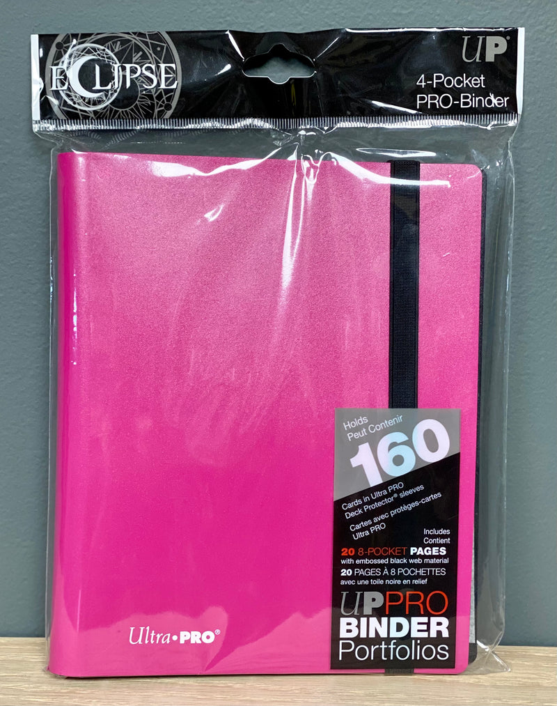 Ultra-PRO Eclipse: 4 Pocket Binder - Hot Pink