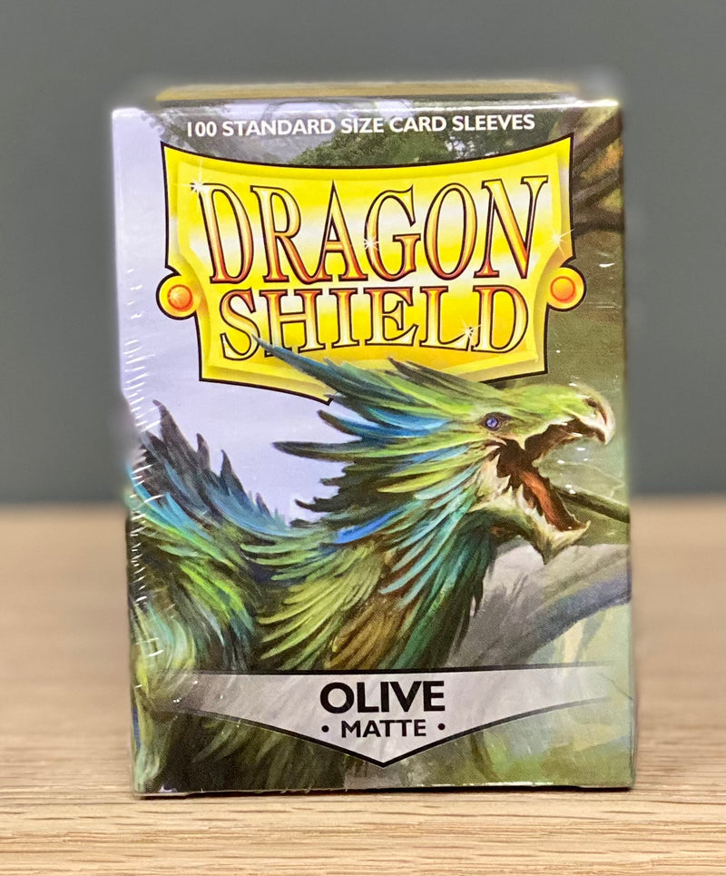 Dragon Shield Deck Protector - Matte Olive 100 CT