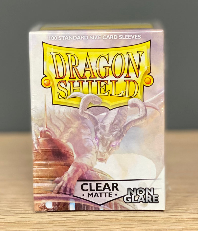 Dragon Shield Deck Protector - Matte Clear Non-Glare 100 CT