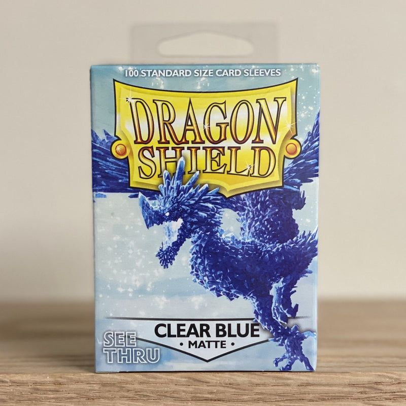 Dragon Shield Deck Protector - Matte Clear Blue 100 CT
