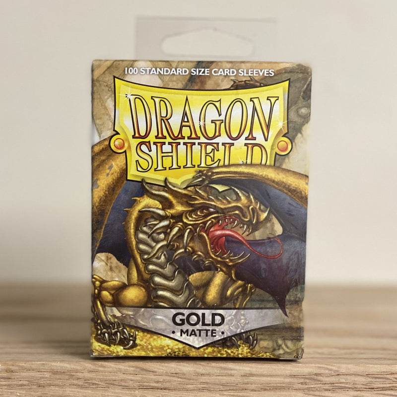 Dragon Shield Deck Protector - Matte Gold 100 CT