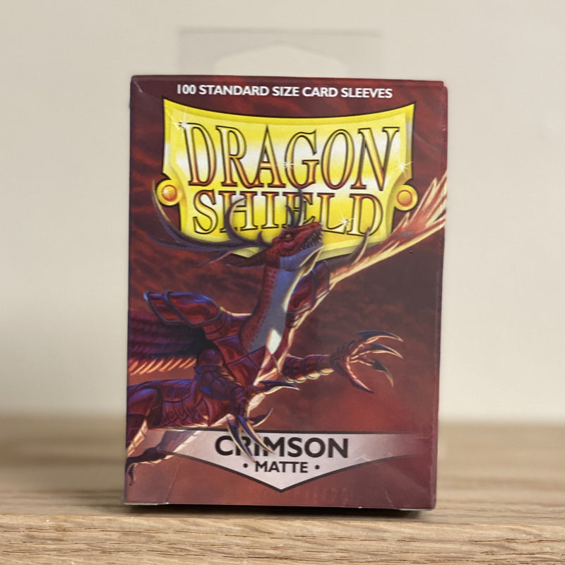 Dragon Shield Deck Protector - Matte Crimson 100 CT