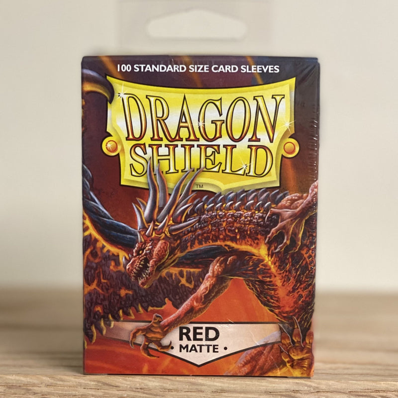 Dragon Shield Deck Protector - Matte Red 100 CT