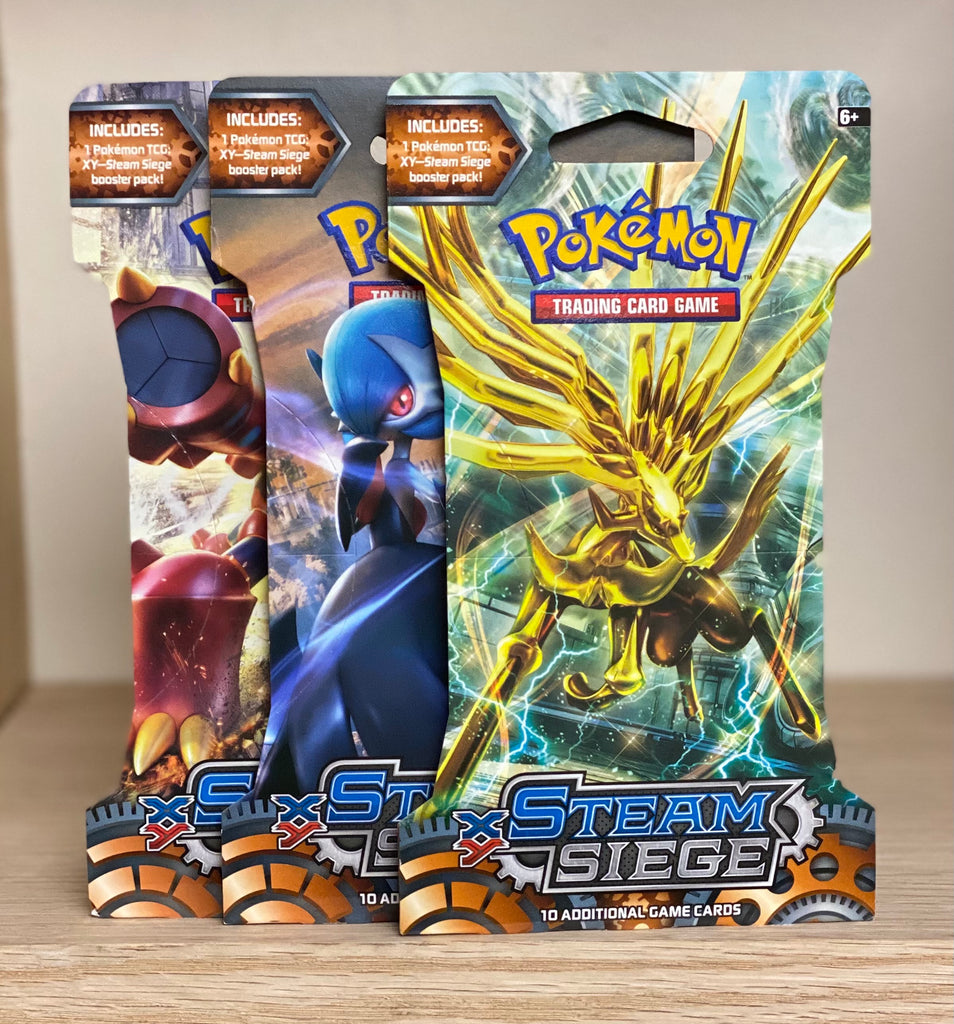 Pokmon TCG: XY - Steam Siege Sleeved Booster Pack Smoke and Mirrors Hobby Pokmon TCG: XY - Steam Siege Sleeved Booster Pack Smoke and Mirrors Hobby