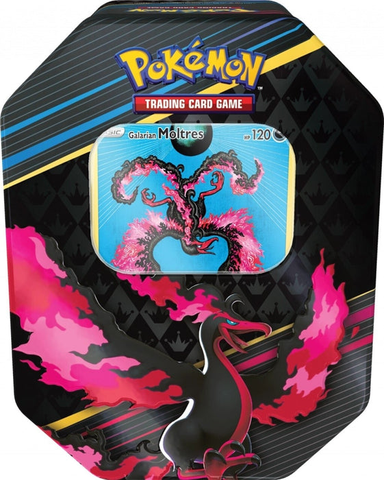 Pokémon TCG: Sword & Shield: Crown Zenith - Tin (Galarian Moltres) (International Version)